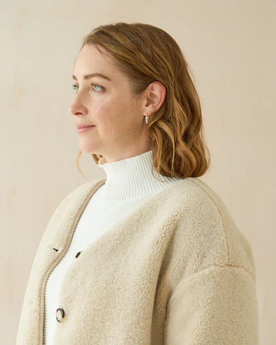 Chalk - Vicki Boxy Jumper in Ivory