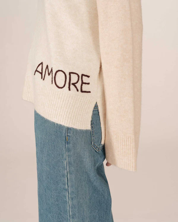 Grace & Mila - Saints Sweater in Cream