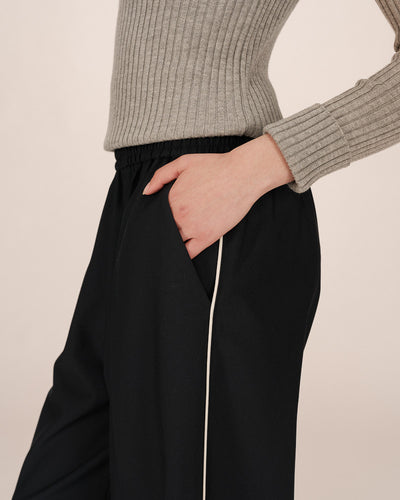 Grace & Mila - Navy Wide Leg Trousers