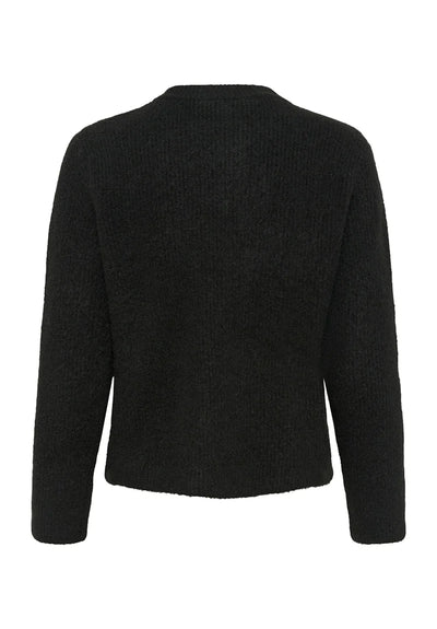 Kaffe - May Knit Cardigan with Bows in Black