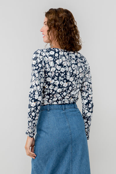 Lily & Me - Monica Top long sleeve prairie