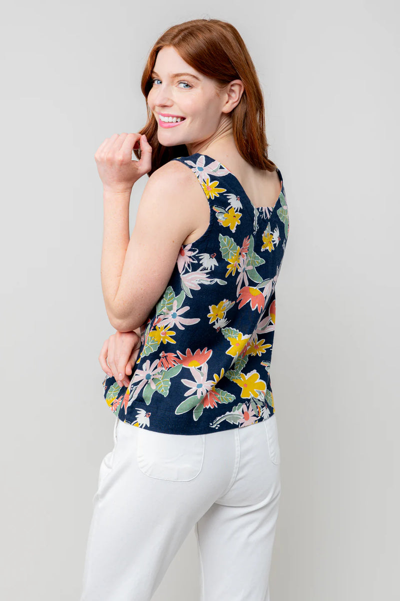 Lily & Me - Sadie Vest Top showing the low back