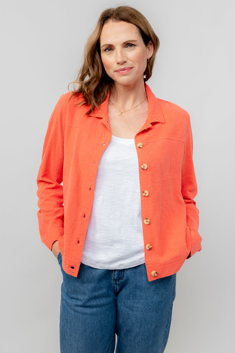 Lily & Me - Southwester Jacket in Navy, Ochre,  Coral or White