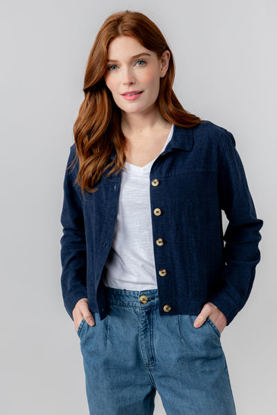 Lily & Me - Southwester Jacket in Navy 