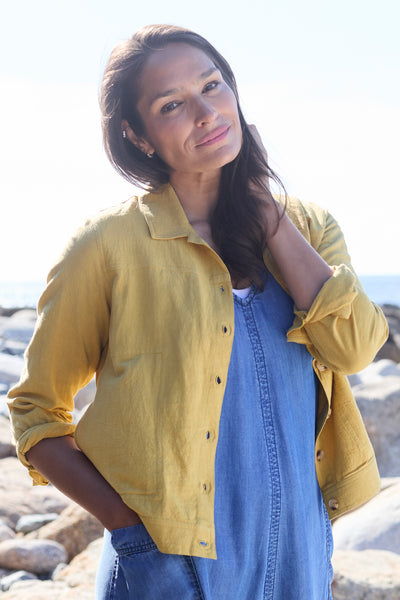 Lily & Me - Southwester Jacket in ochre