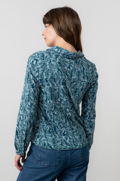 Lily & Me - Bowbridge Shirt in Fern Design