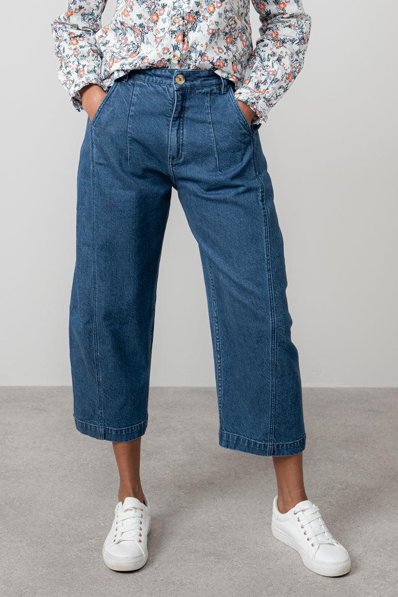 Lily & Me - Charlie Trousers in Denim Blue