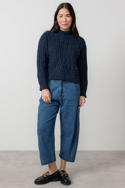Lily & Me - Charlie Trousers in Denim Blue