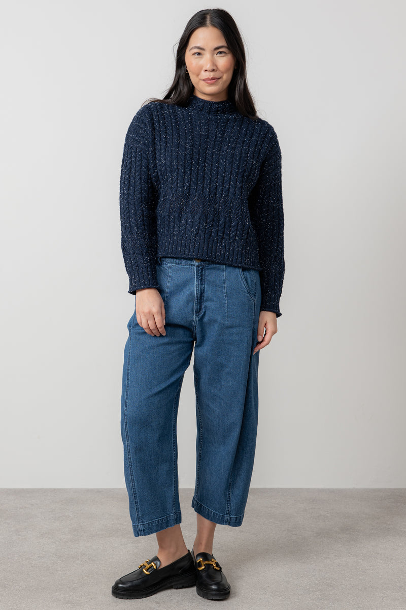 Lily & Me - Charlie Trousers in Denim Blue