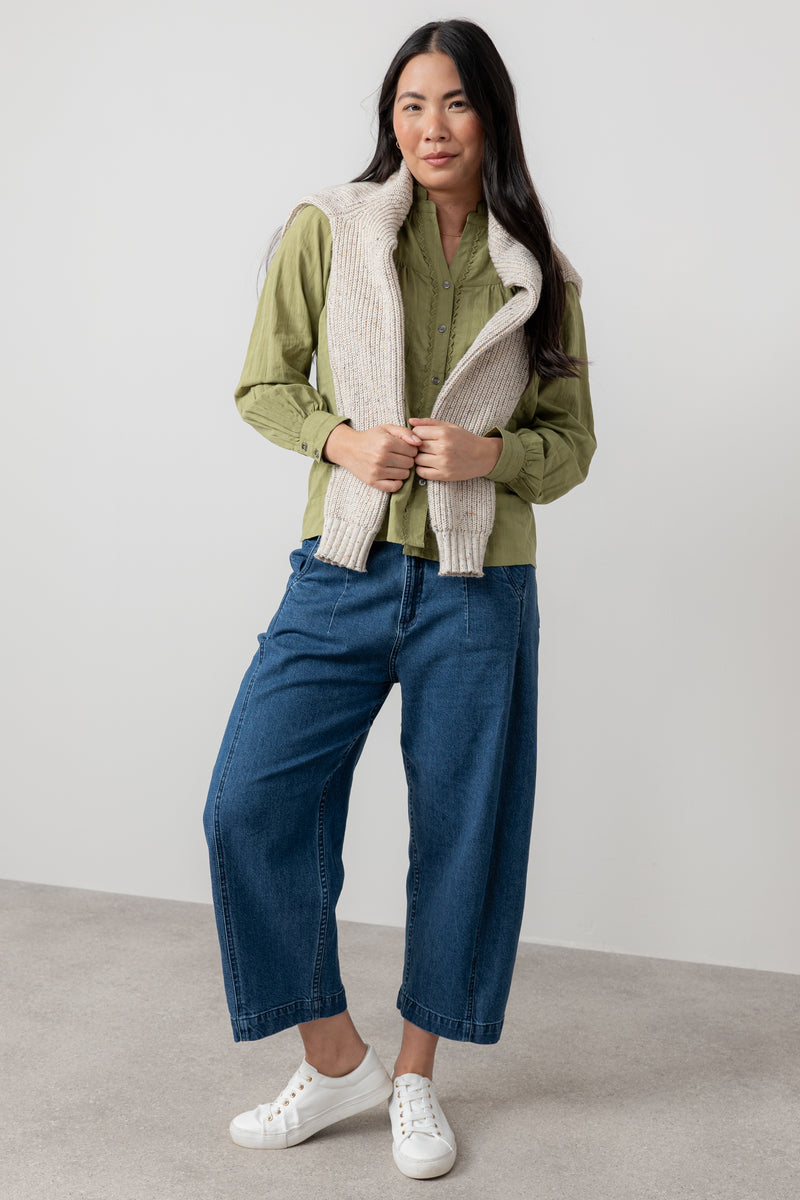 Lily & Me - Charlie Trousers in Denim Blue