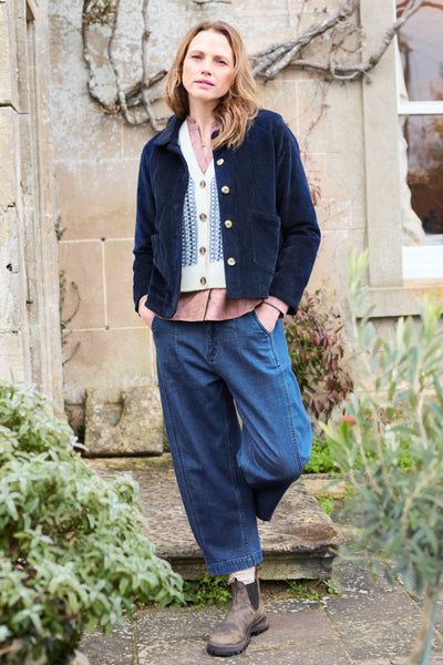 Lily & Me - Charlie Trousers in Denim Blue
