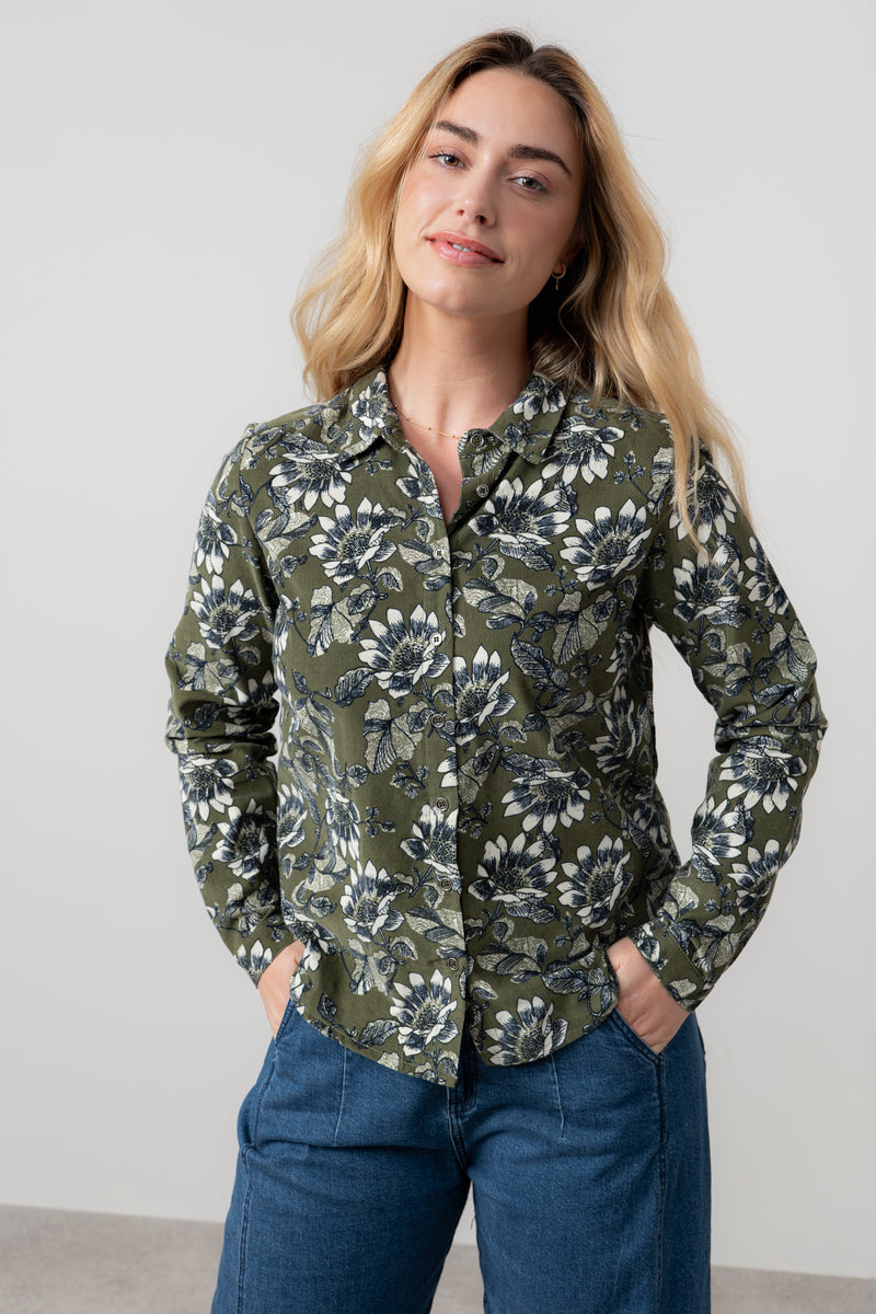 Lily & Me - Patsy Fine Cord Harvest Shirt