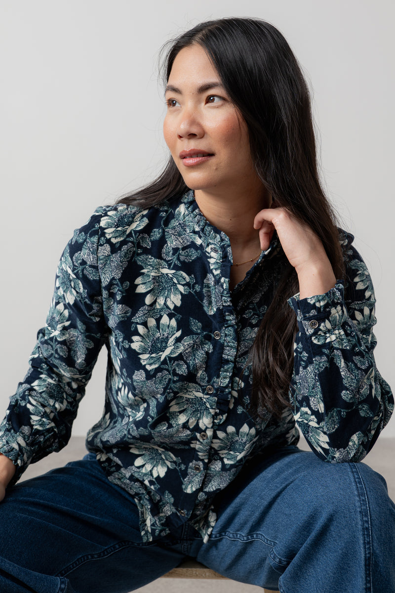 lily & me rachel frill blouse