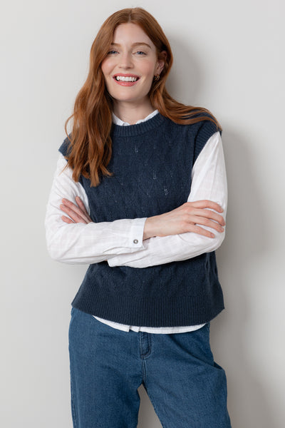Lily & Me - Wallace Tank Top in Pine Green or Classic Navy