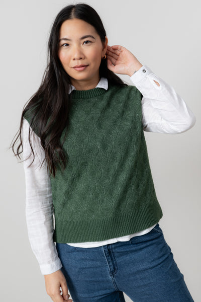 Lily & Me - Wallace Tank Top in Pine Green or Classic Navy