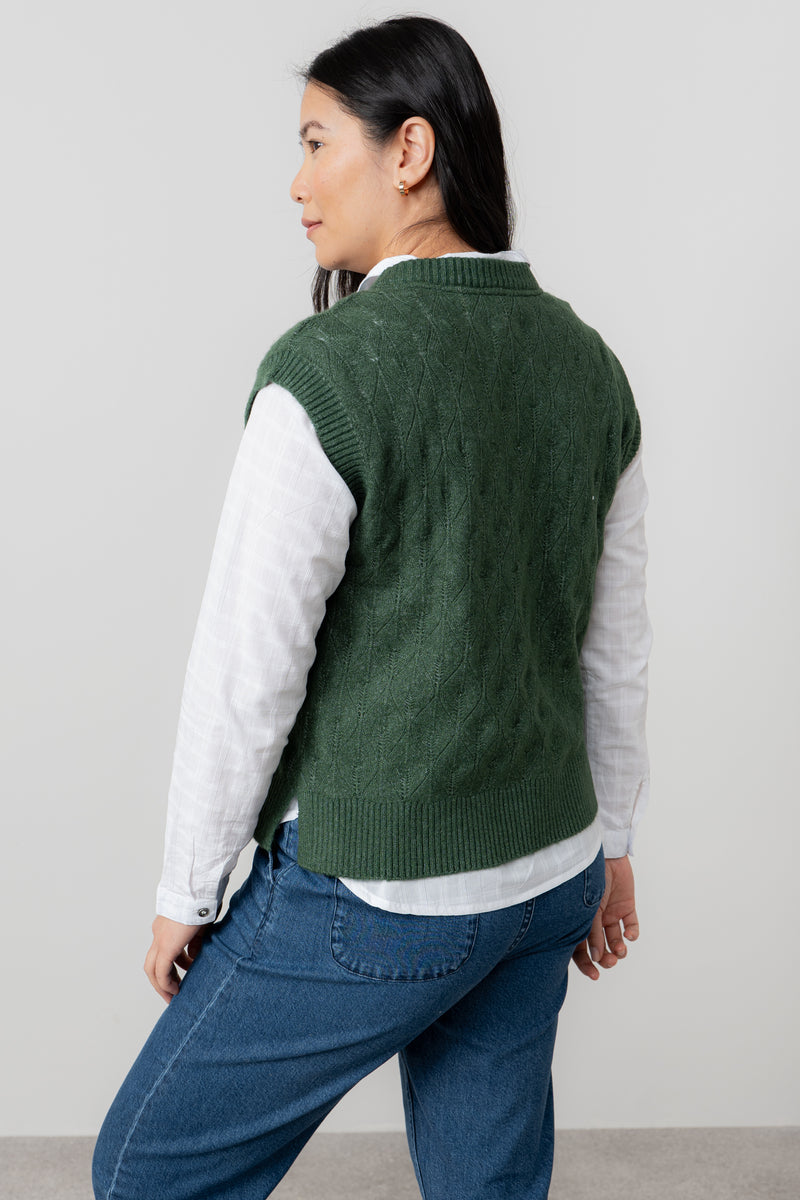 Lily & Me - Wallace Tank Top in Pine Green or Classic Navy