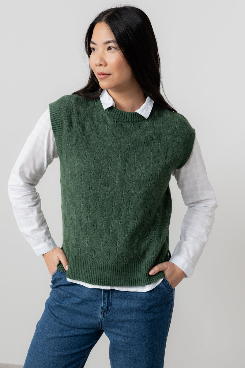 Lily & Me - Wallace Tank Top in Pine Green or Classic Navy