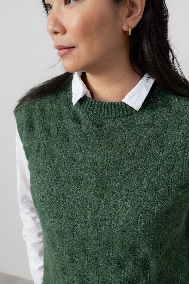 Lily & Me - Wallace Tank Top in Pine Green or Classic Navy