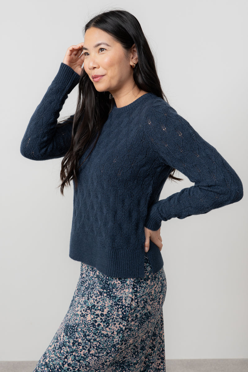 Lily & Me - Haresfield Jumper in Classic Navy