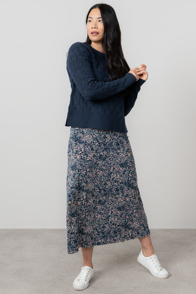 Lily & Me - Haresfield Jumper in Classic Navy