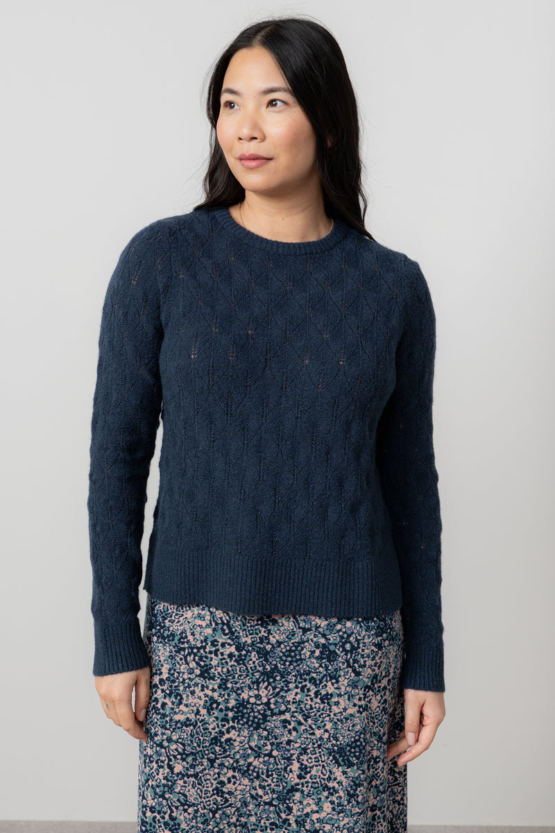 Lily & Me - Haresfield Jumper in Classic Navy