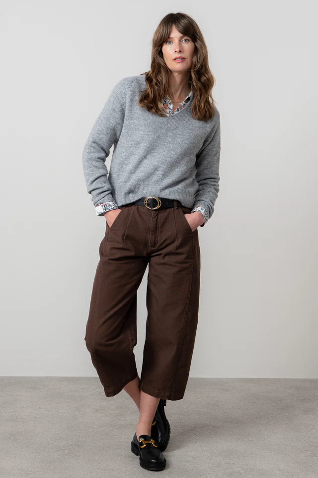 Lily & Me - Woodchester Jumper in Grey or Petrol