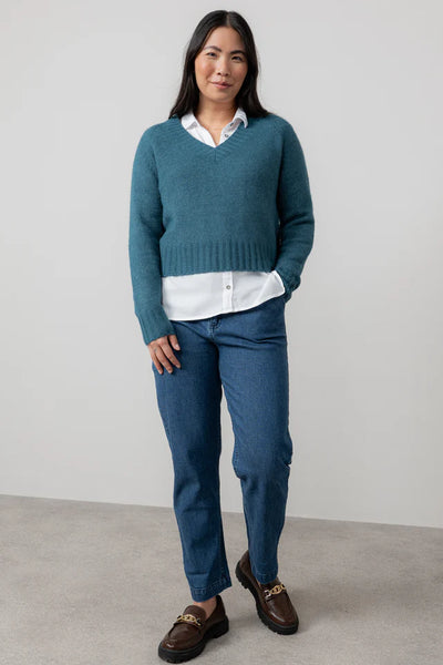 Lily & Me - Woodchester Jumper in Grey or Petrol