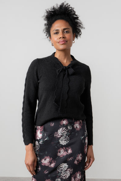 Lily & Me - Elise Jumper in Black or Ice Blue