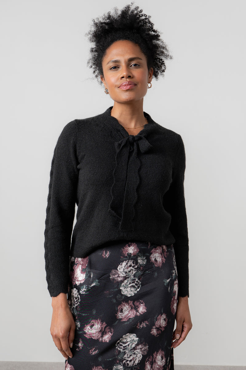Lily & Me - Elise Jumper in Black or Ice Blue