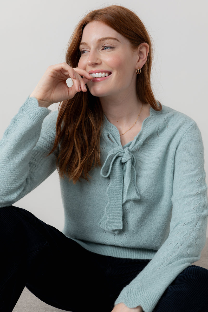 Lily & Me - Elise Jumper in Black or Ice Blue