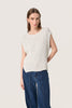 Model wearing Soaked in Luxury - Nymphadora Slipover in Broken White