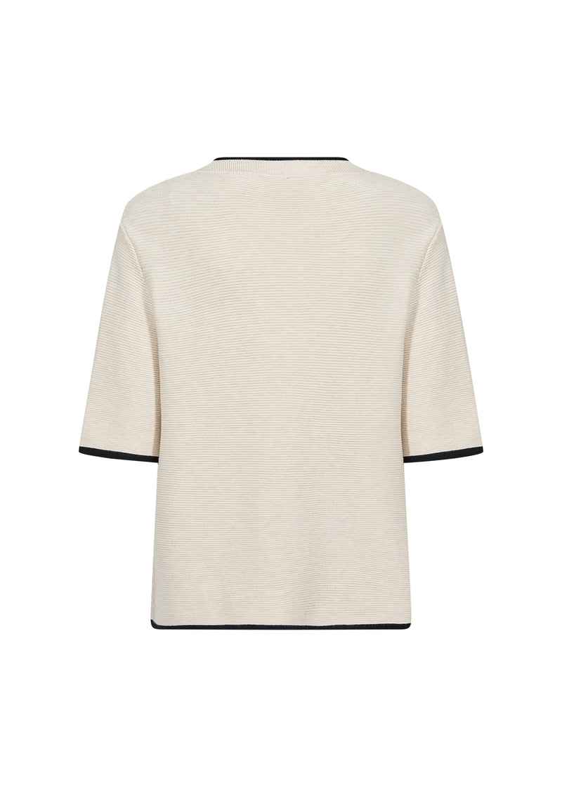 SoyaConcept - Dollie Pullover in Cream showing the rear