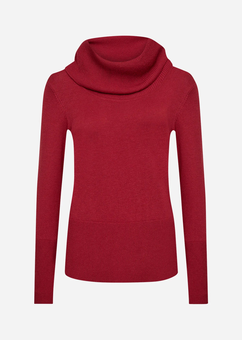 Soyaconcept - Dollie Red Cowl Neck Jumper