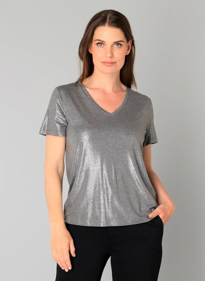 Yest - Genelia Esential Top in Rose Pink or Silver