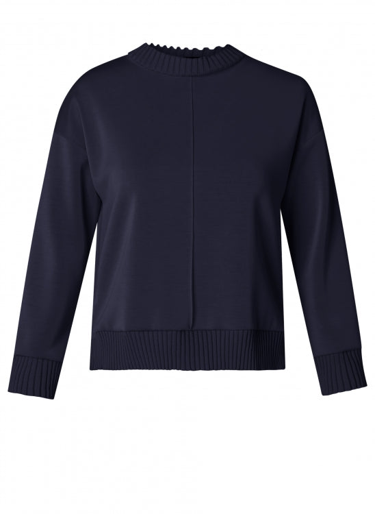Yest - long sleeve Nele sweatshirt in navy or brown