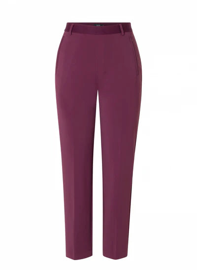 Yest - Cornelia Satin Pants in Port Wine or Black