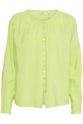 <p>This bright and cheery lime green shirt is perfect for the warmer weather and adds a pop of colour to your wardrobe. Perfect for pairing with blacks and browns, try styling with jeans and your go-to bag for a perfect day-out look!</p> <p><br></p> <p>Made of 80% viscose and 20% polyamide, machine wash at 30 degrees and air dry where possible, low iron if needed&nbsp;</p>