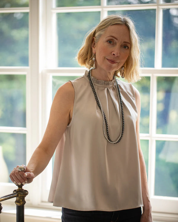 Chalk - Imogen Top in Glacier