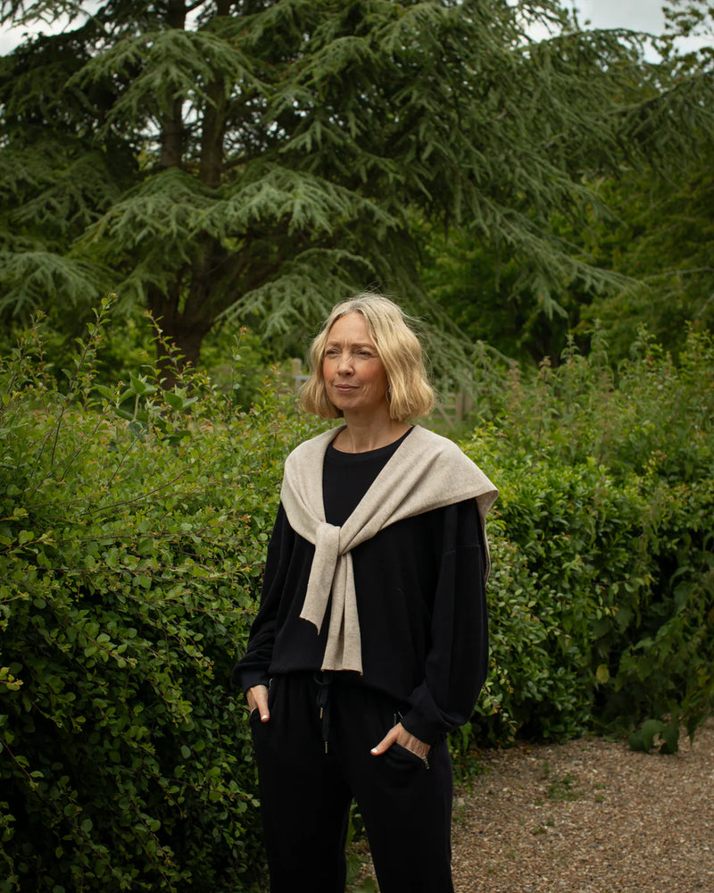 Chalk - Kerrie Sweatshirt in Midnight Black