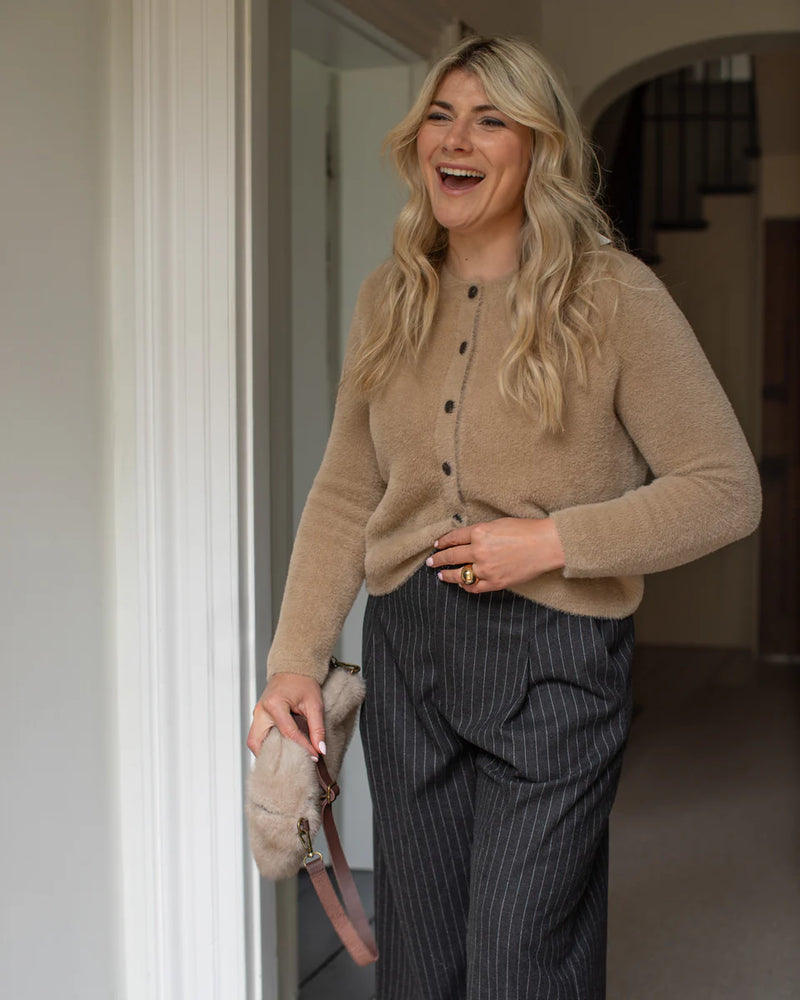 Chalk - Mary Cardigan in Tan