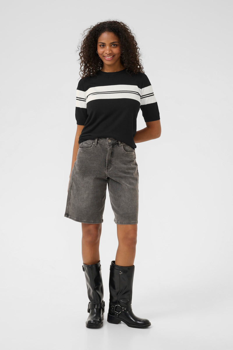 front view worn with shorts 
