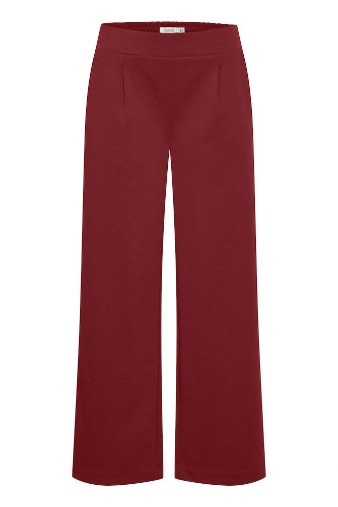 Burgundy pants on a white background