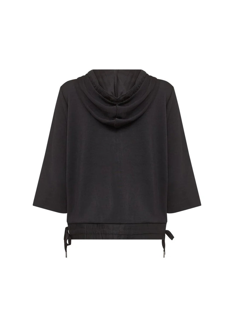Soyaconcept - Banu Black Zip Top/Hoodie
