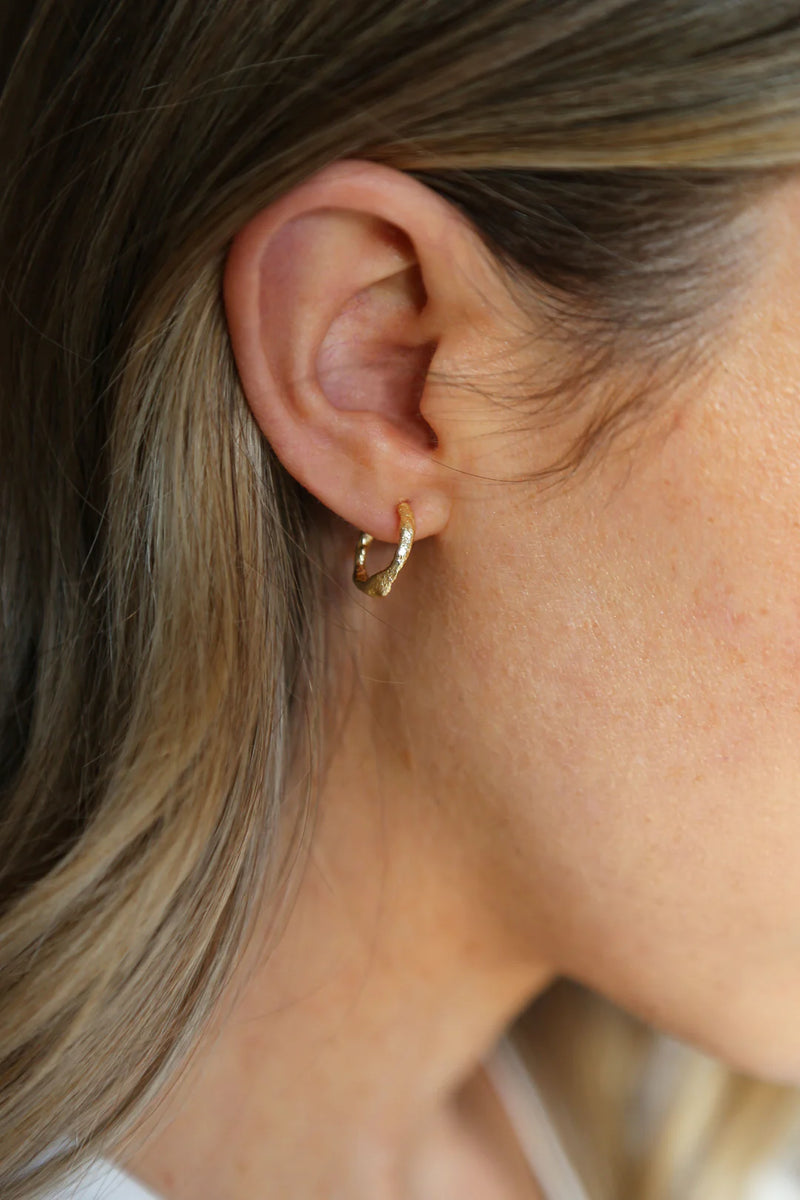 Tutti & Co - Fern Earrings in Silver or Gold