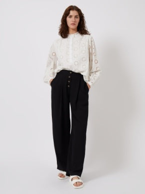 Great Plains - Ferne Black Crepe Trousers